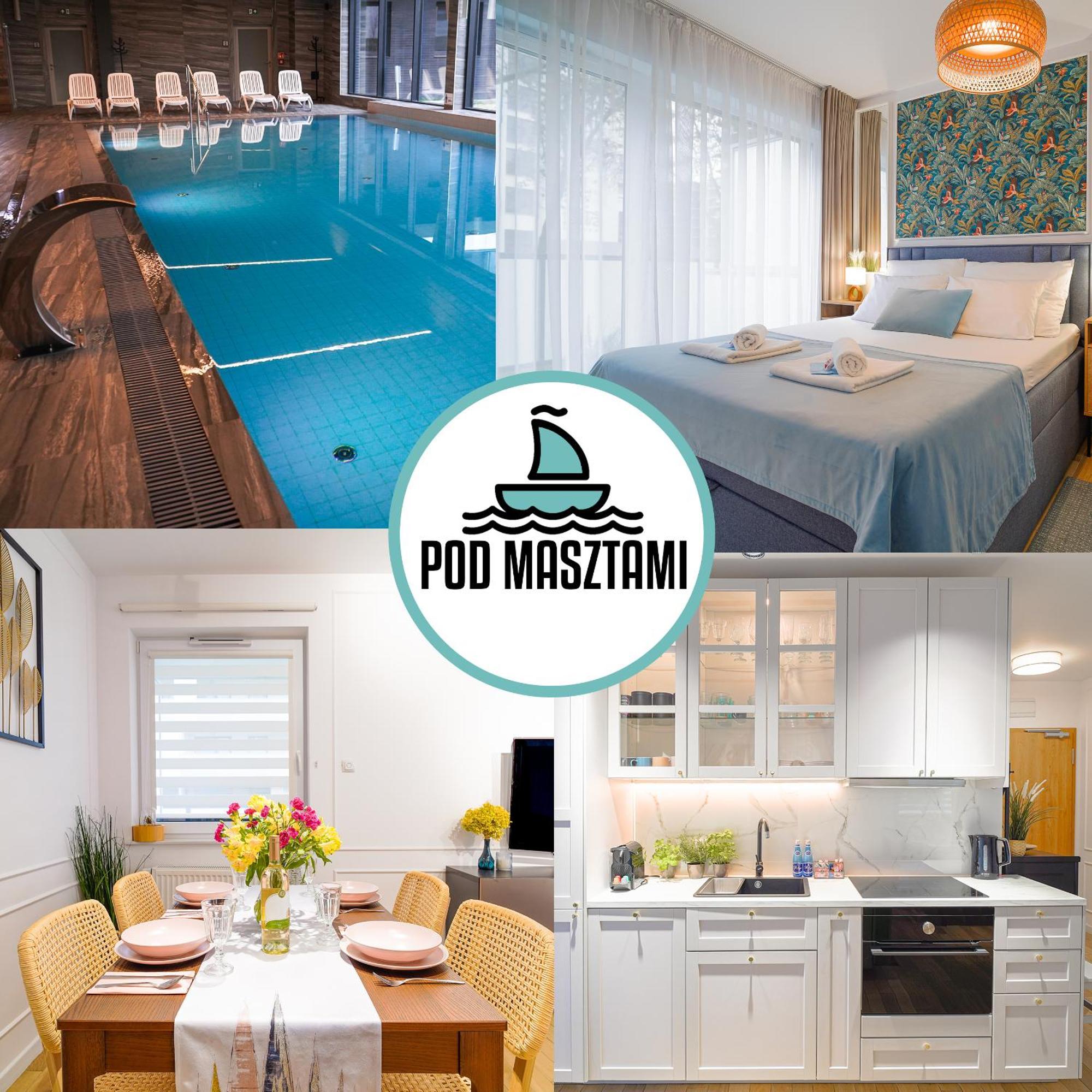 Lulu Apartments - Pod Masztami - Apartament Dwupokojowy - Basen Silownia Parking コウォブジェク エクステリア 写真